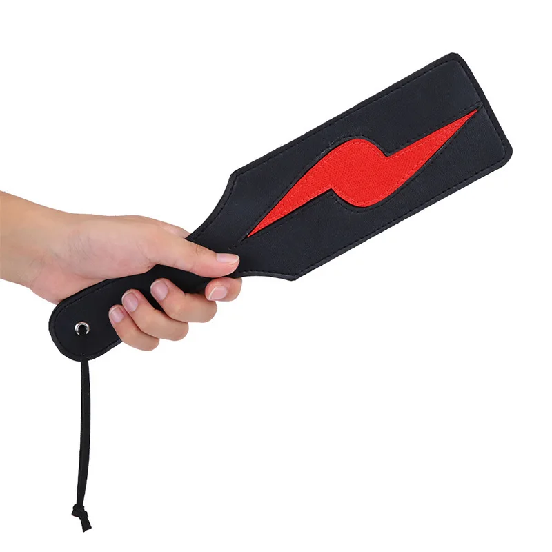 32CM PU Leather Horse Whip Flogger Riding Leather Spank Paddle Equestrian Training Horse