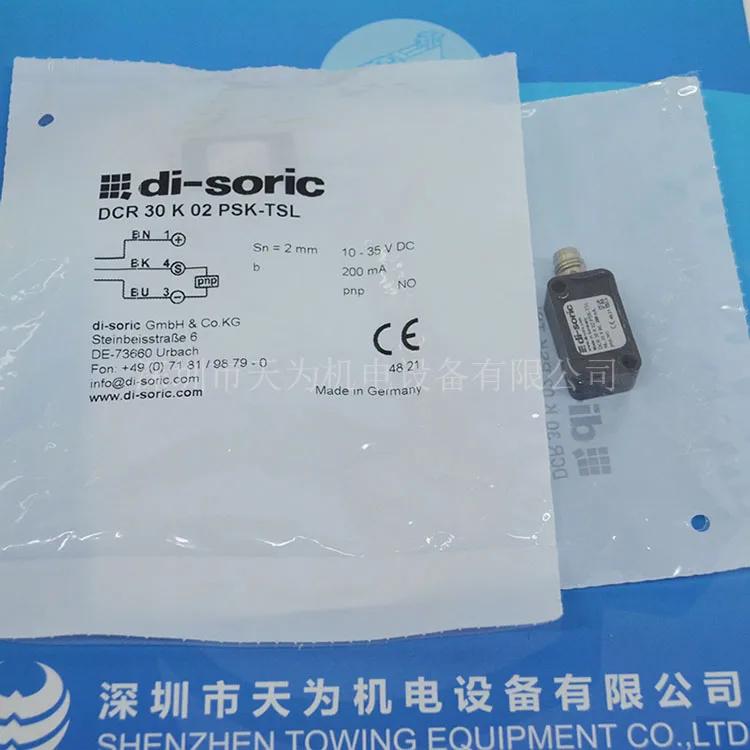 Imported DCR 30K 02 PSK-TSL German Di-soric Desorui Inductive Proximity Switch Bargaining