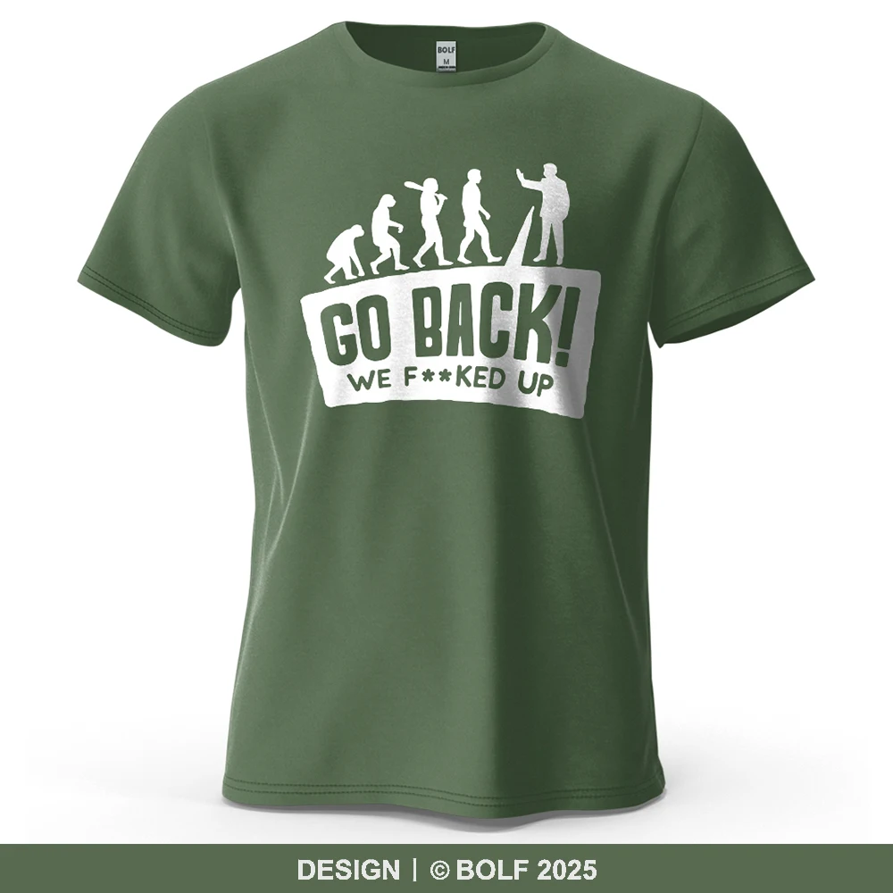 Evolution Themed Humor Bedrucktes Herren-T-Shirt aus 100 % Baumwolle, übergroße, humorvolle Grafik-T-Shirts für Damen, Tops, T-Shirts, Streetwear