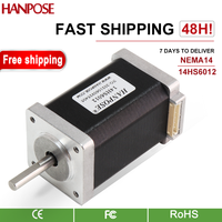 HANPOSE NEMA14 Stepper Motor 1.2A 0.4N.m 14HS6012 60mm For 3D Medical Machinery Accessories 35 Step Motor