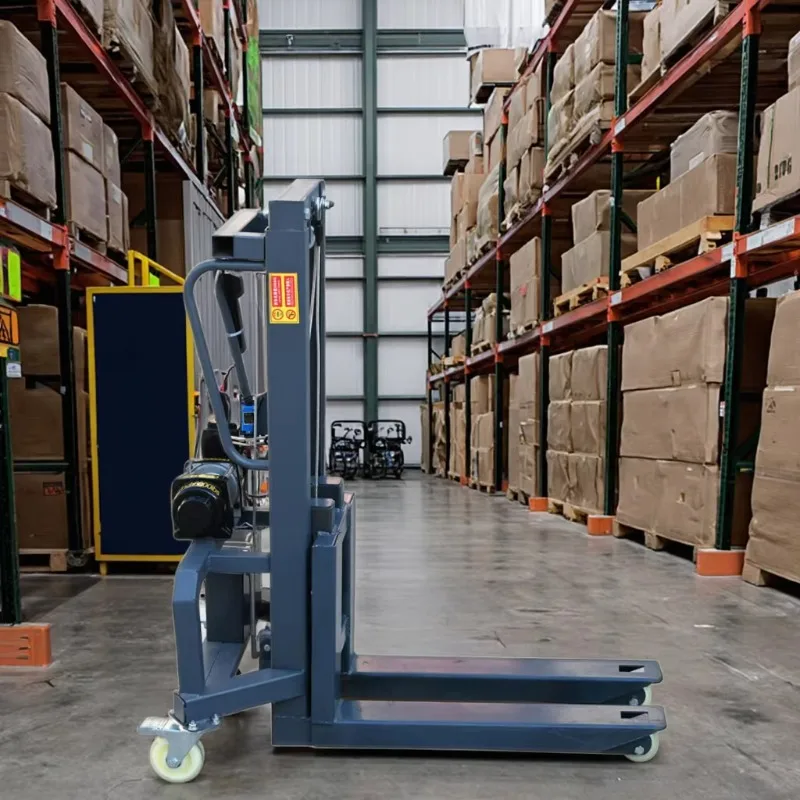 y Portable 300kg Pallet Stacker Small Forklift