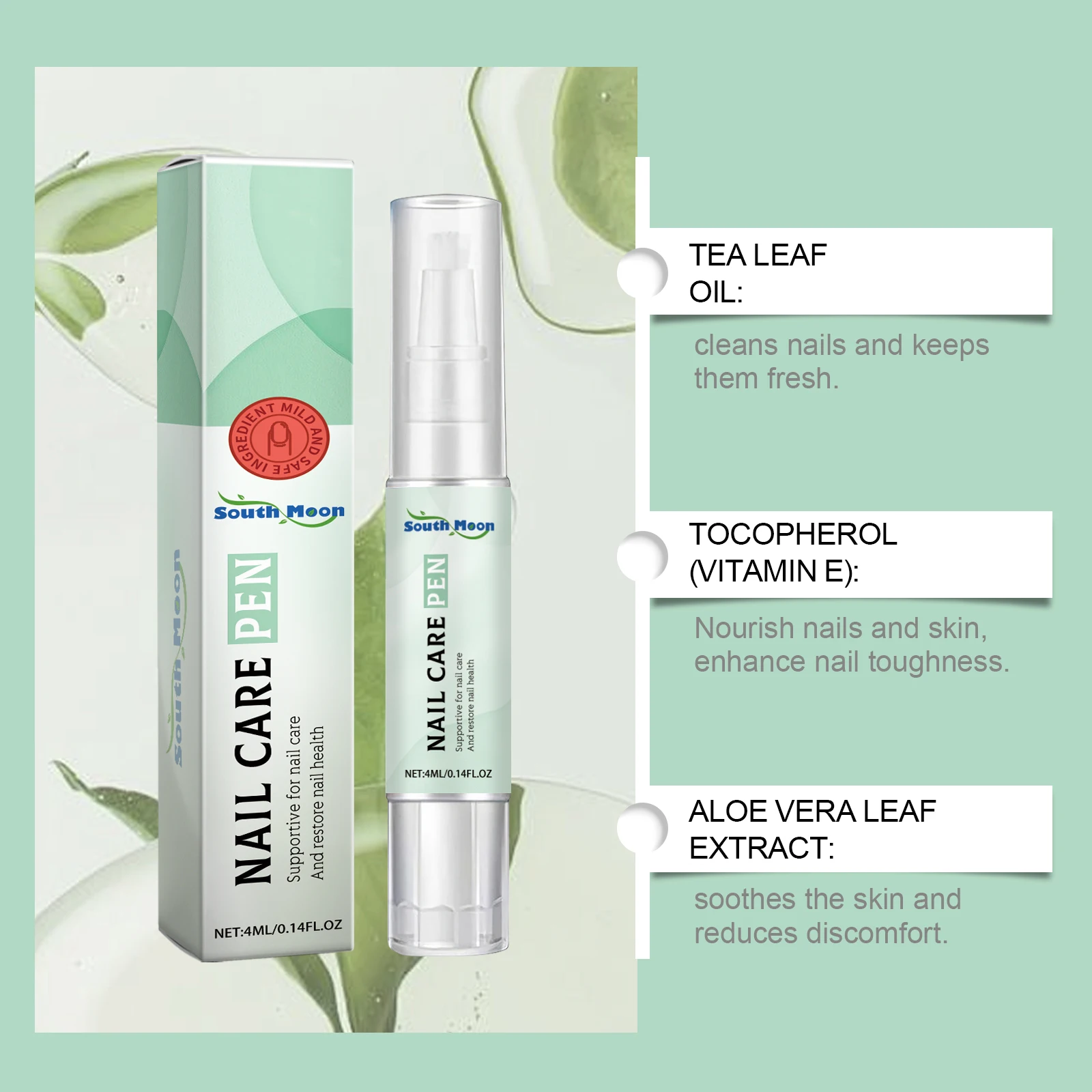 Nail Nutritional Oil Pen Tea Tree Nail Care Cuticle Regeneration Oil Preventive Nail Polish Nourishing Skin Pen Hydrating