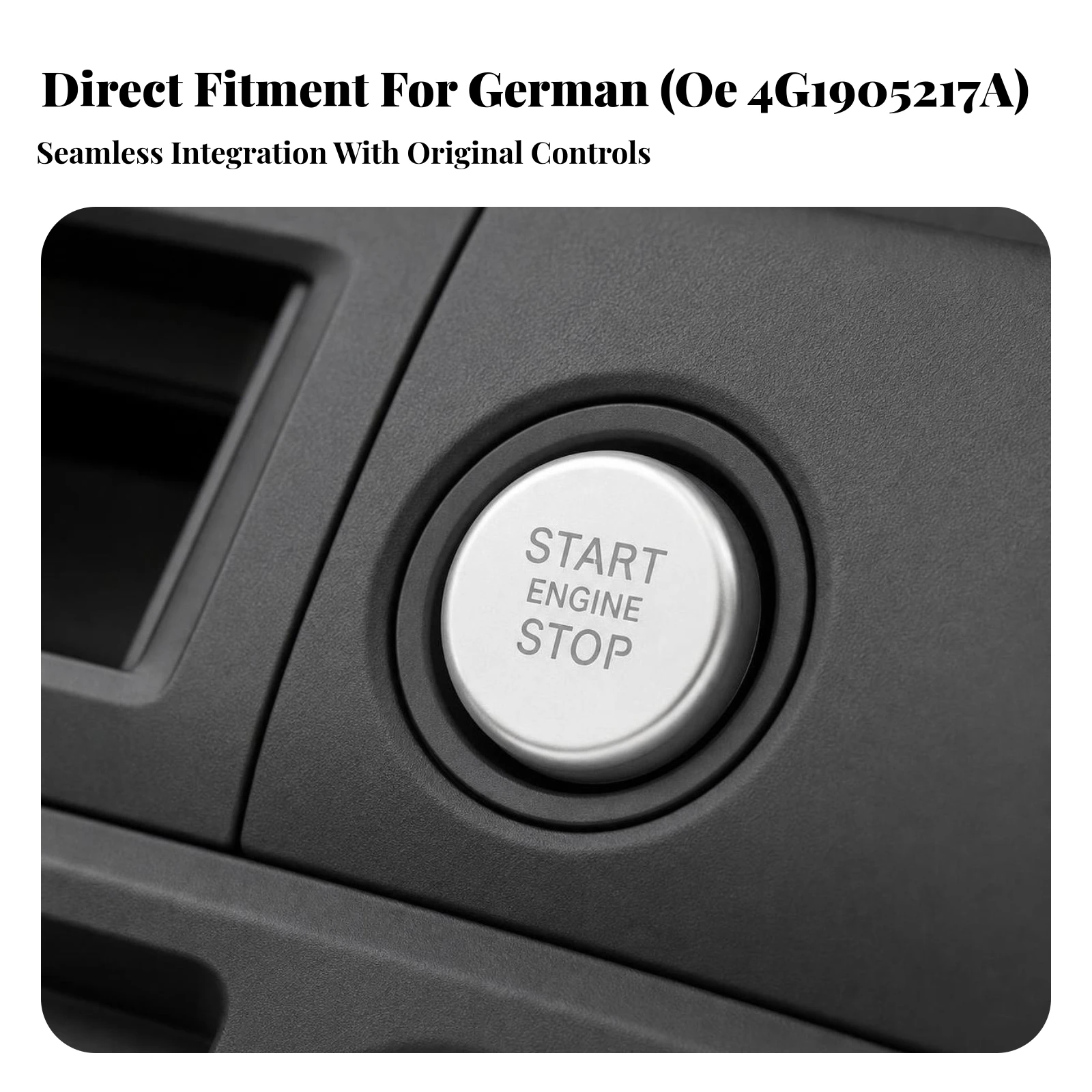 Ignition Activator Stop Switch OEM Replacement Push Button Start Switch Wear-Resistant Responsive for Car Repair