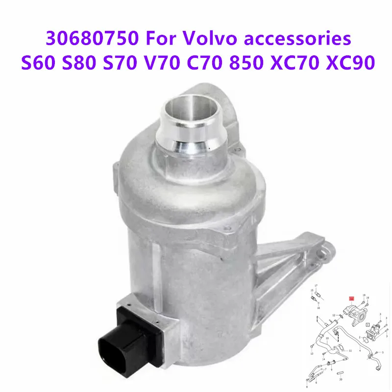 

31368715 New Water Pump For Volvo XC40 XC60 XC90 S60 2019- V40 V60 2014-2018 702702580 31368419