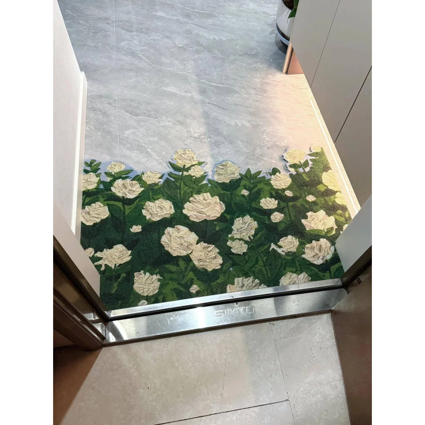 

Новый дом, 00 шт., картина маслом, дверной коврик, настраиваемый входной коврик, грязеотталкивающий противоскользящий дверной коврик для домашнего использования