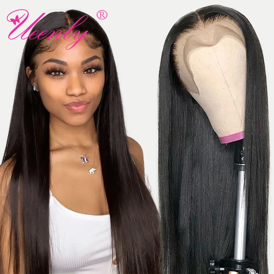 Peluquín de cabello humano con encaje HD 13x4 y 13x6, densidad 200, liso, con cierre 5x5, cabello Remy