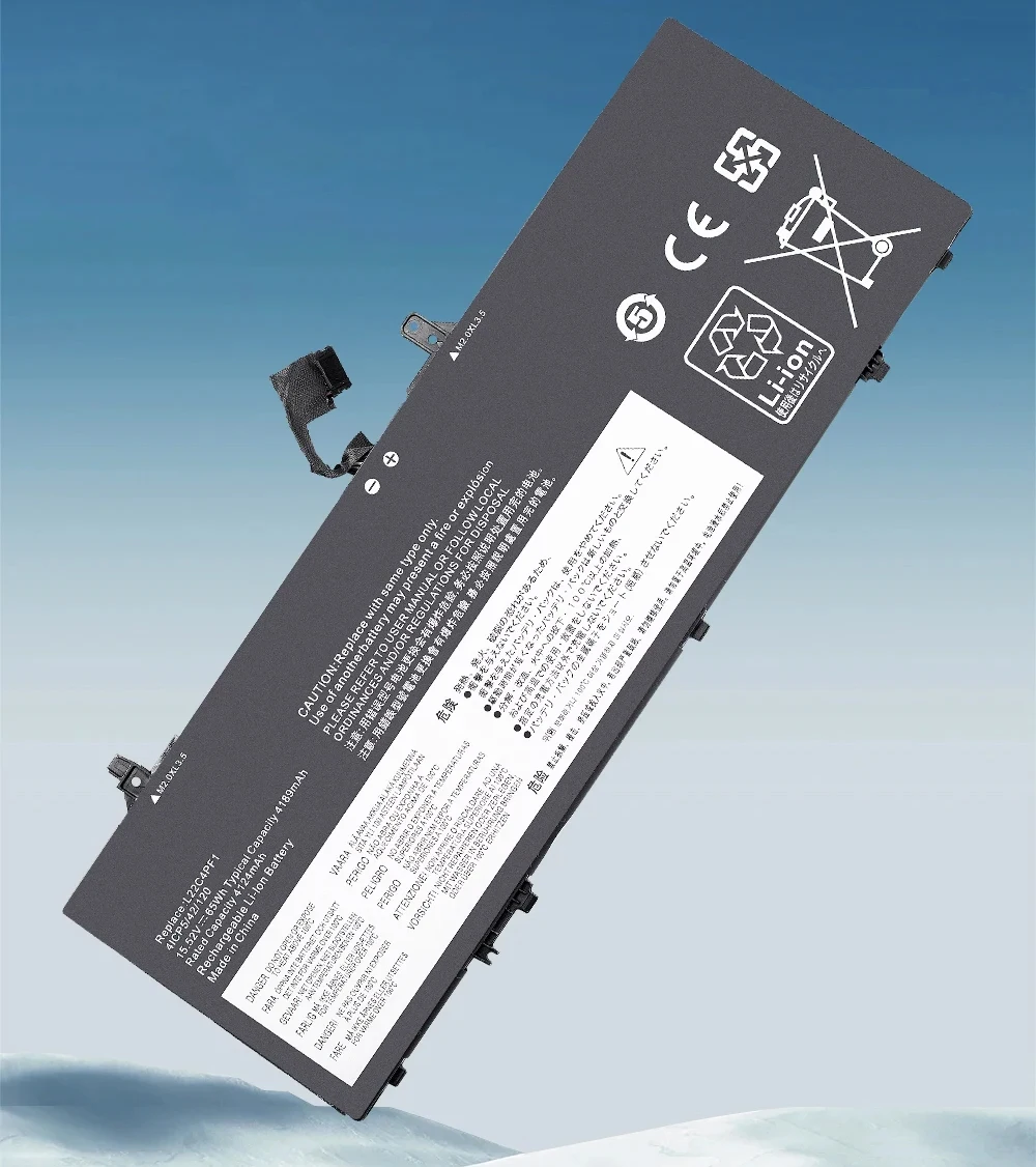 L22C4PF1 L22D4PF1 L22M4PF0 Laptop Battery For Lenovo Yoga Slim 6-14IAP8 14IRP8 14APU8 14IRH8 series