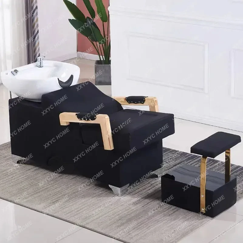 

Luxury Stylist Shampoo Chair Hair Massage Shower Head Hair Wash Chair Head Spa Hairdressing Silla Peluqueria Salon Furniture