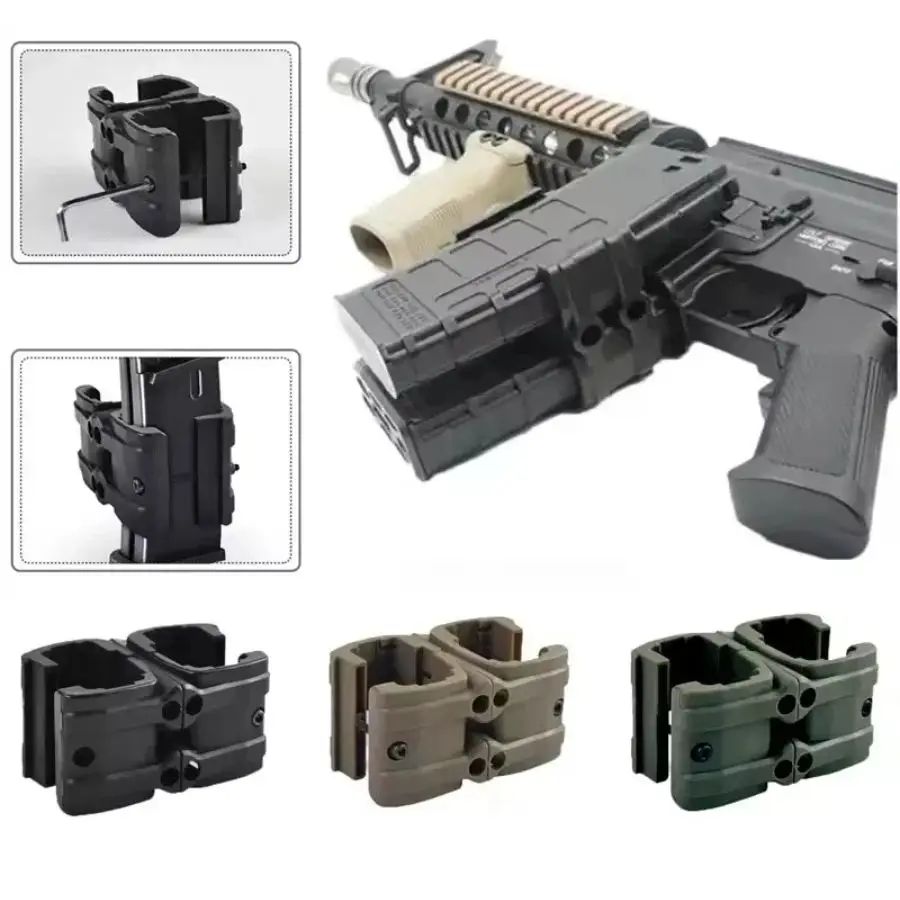 

WildSky TAC AR15 M4 MAG59 Dual Magazine Multifunction Coupler Polyester Clip Pouch Outdoor Coupler Clamp Parallel skysh