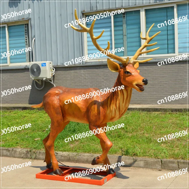 Christmas Decoration Live-size Rubber Reindeer