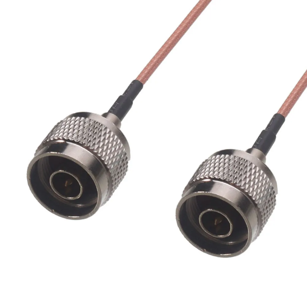 1PCS 1-300m Feeder N Male To N Male RG316 Coaxial Cable Connector Extension Feeder FOR JUMPER Silver Covered Copper ﻿