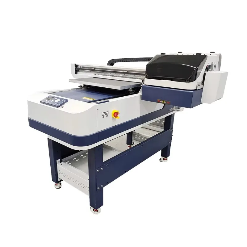 High Quality 6090 Flatbed UV Printer with 3pc I3200 Print Head for Glass Phone Cases Leather Wall Paper Printing