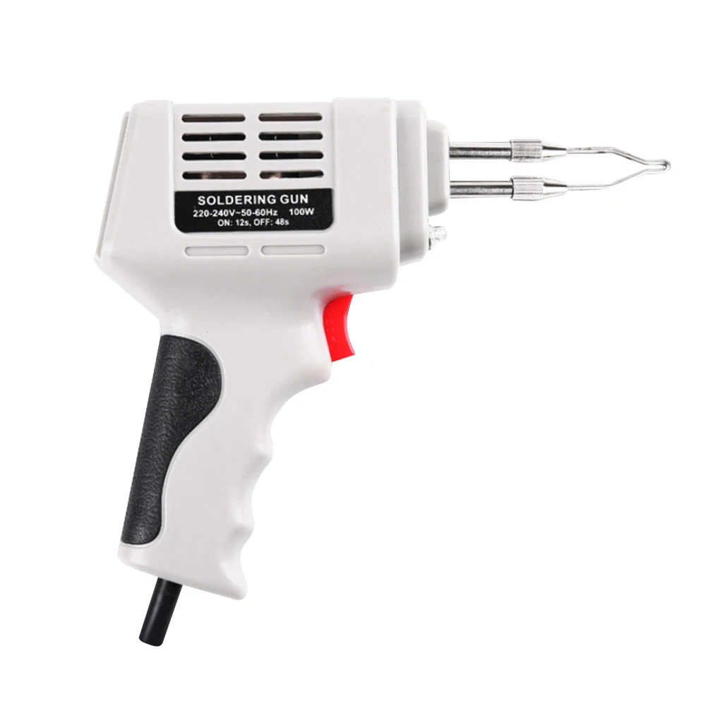 Imagem -05 - Industrial de Alta Potência Ferro Elétrico Soldagem 100w 220v Solda Armas Tocha Solda Reparação Ferramentas Hot Air Heat Gun ue Plug