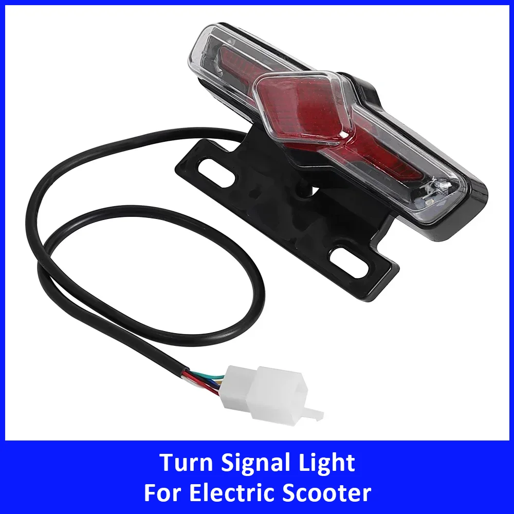 12V/36V-60V Turn Signal Taillight for Electric Scooter Accessories Waterproof Tail Lamp Night Riding Safety Warning Lights Parts