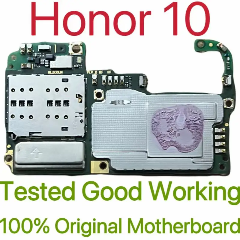 Global Version Original Unlocked Motherboard for Honor 10 Tested Circuit Plate Main Logic Board for Honor 10