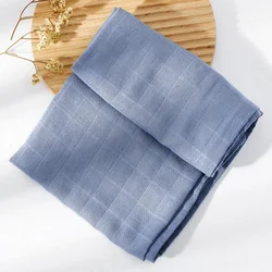 HappyFlute 60*60CM Plain Colour Multi-Function Muslin Swaddle Feeding Burp Cloth Soft Cotton&Bamboo Baby Face&Hand Wash Wipe