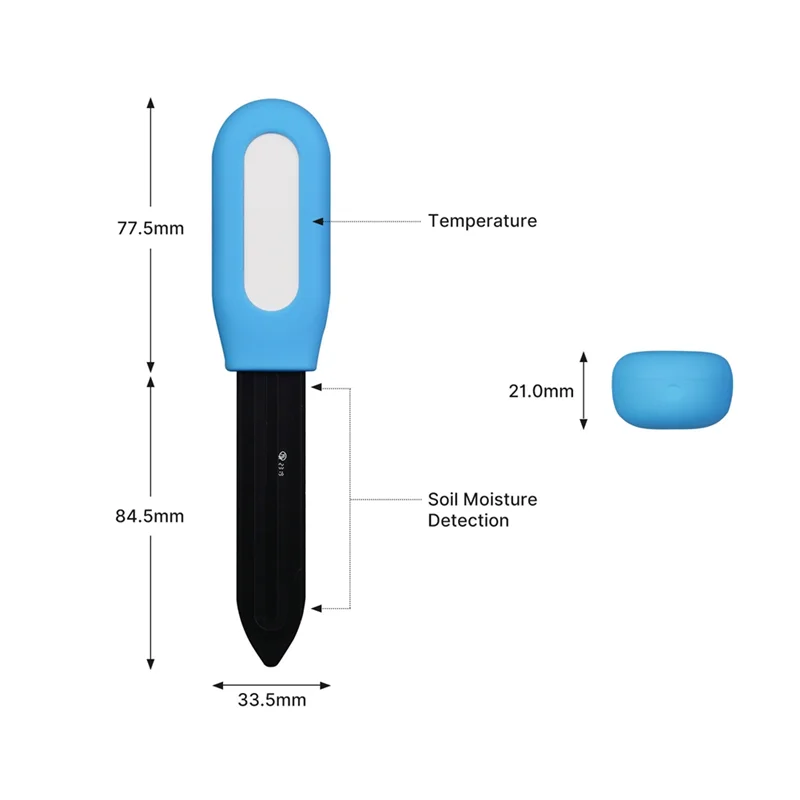 Czujnik temperatury i wilgotności Bluetooth Smart ABNM, detektor Doodle Bluetooth Smart Home, miernik temperatury i wilgotności gleby