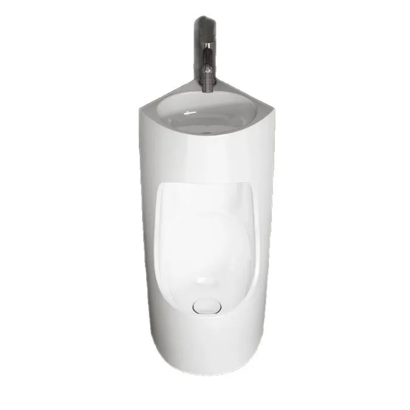 Wash basin, urinal, small apartment, wireless induction urinal, wall-mounted triangular urinal