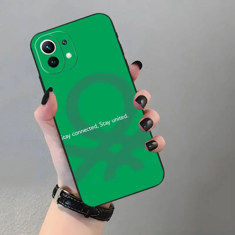 Clothing Brand Benetton Phone Case Funda For Xiaomi Redmi Note 11 11T EPro 10 9 8 6 Pro 10T 9S 8T 7A Silicone Coque