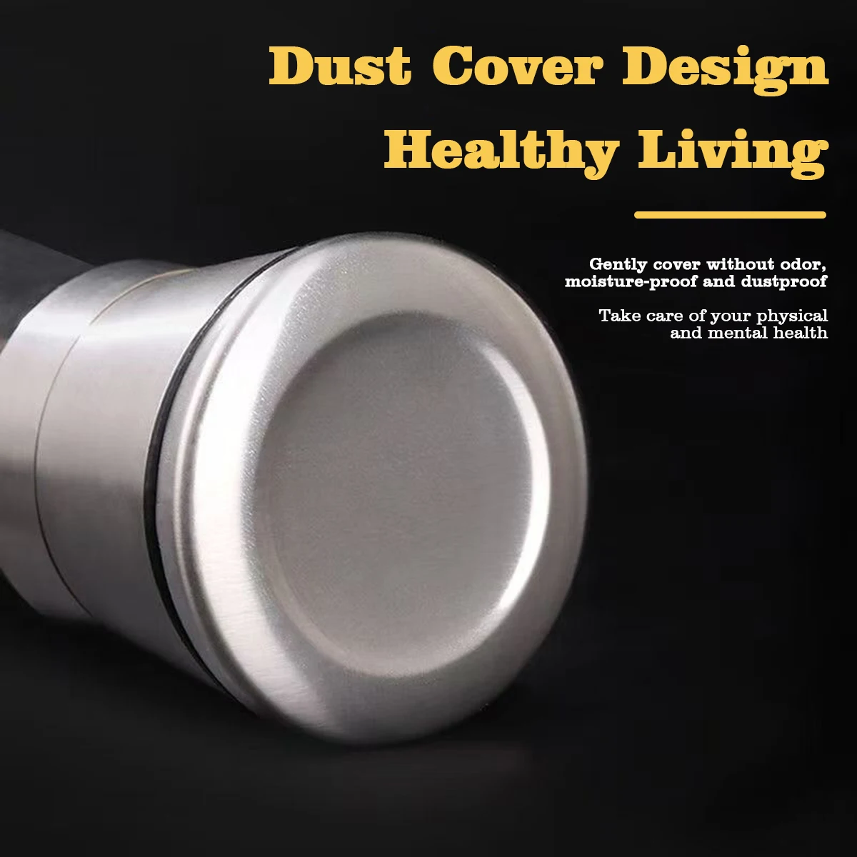 

Adjustable Salt and Pepper Grinde - Premium 304 Steel & Glass, Refillable Mill for Coarse to Fine Pepper, Salt, and Spices