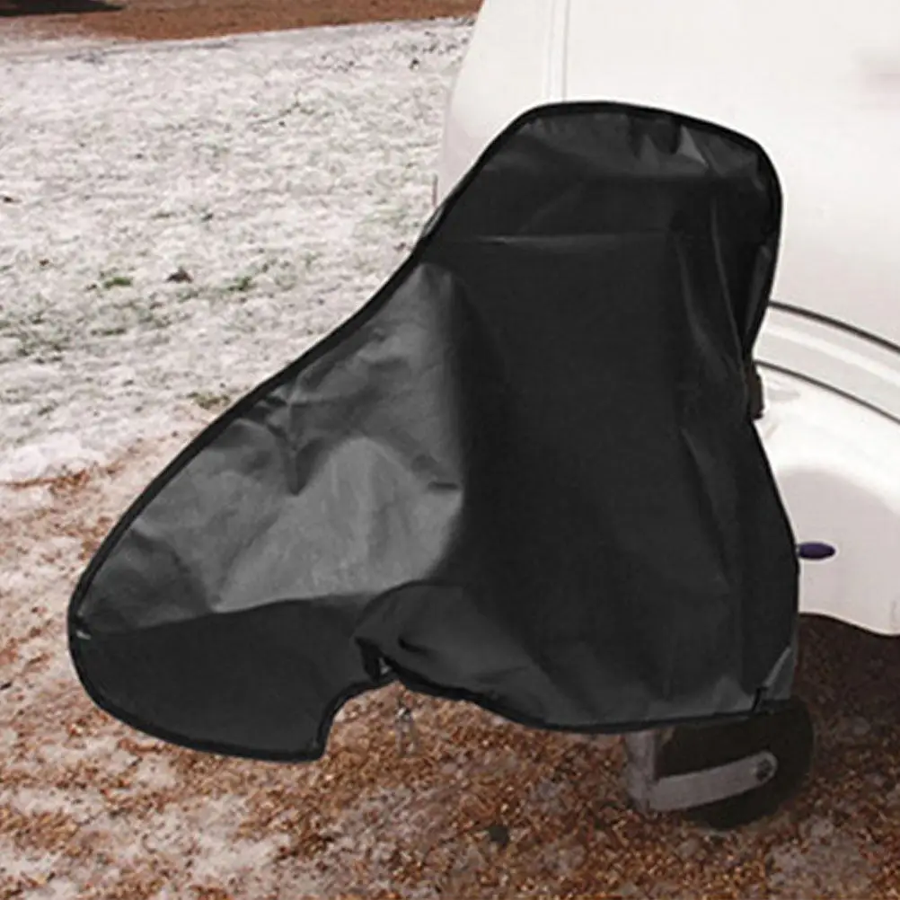Waterproof Oxford Cloth Caravan Trailer Hitch Cover Tow Protector Dustproof Trailer Coupling Lock Cover Hitch Protector