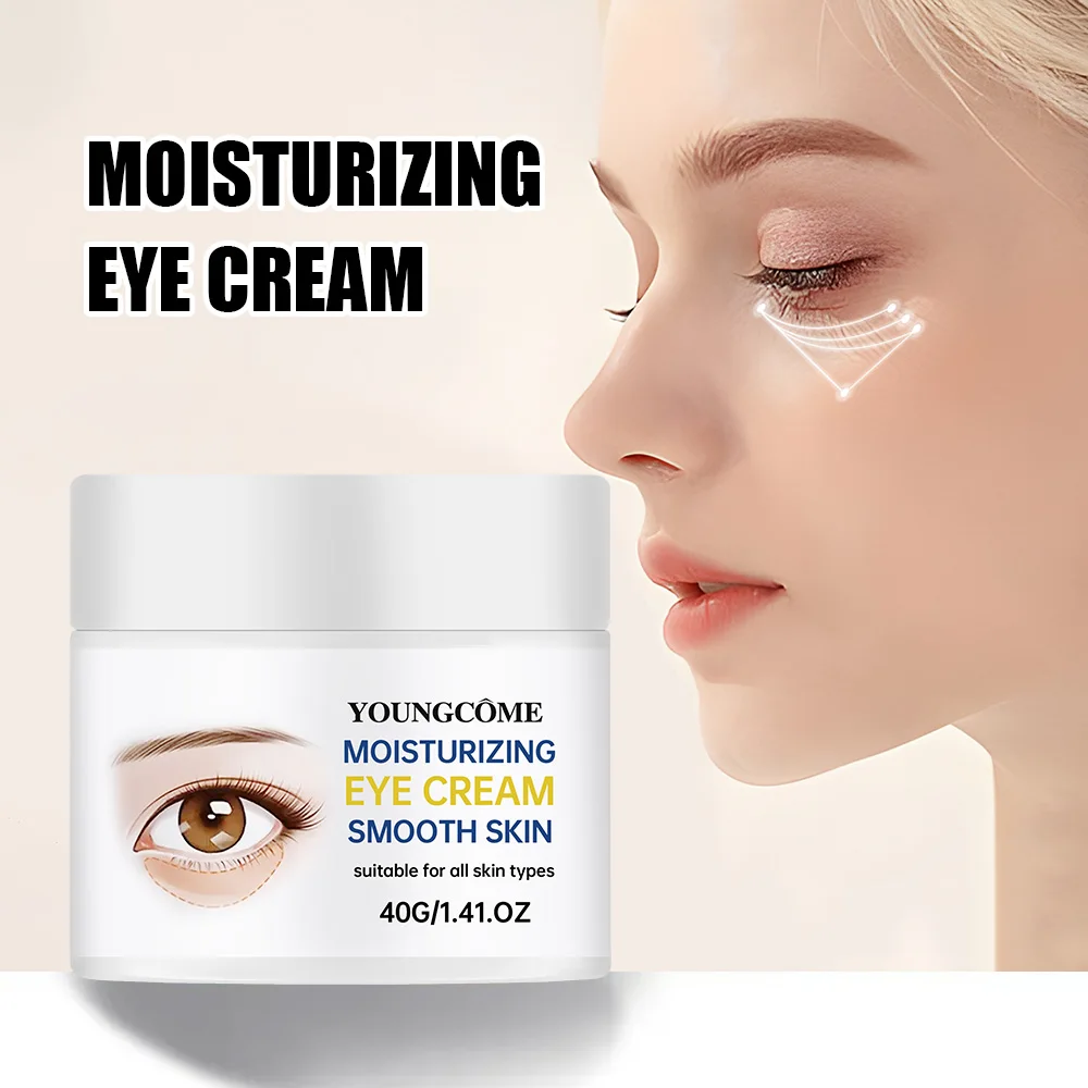 Crème pour les yeux, réduit les rides, sac contre les poches, raffermissant, hydratant, éclaircit la peau des yeux, Anti-cercle foncé ﻿