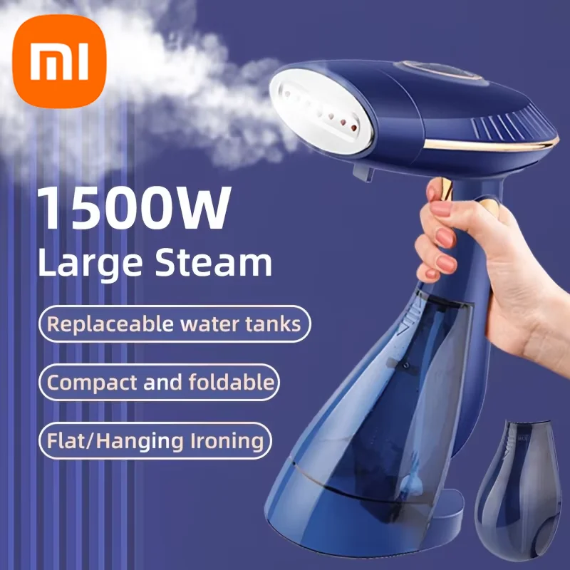 XIAOMI New Handheld Garment Steamer 1500W Electric Household Fabric Steam Iron 280ml Portable Quick Heat Ironing Steam Machine