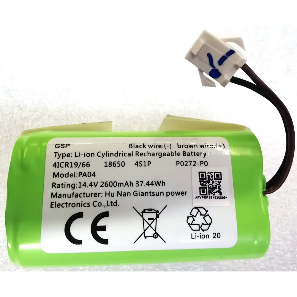 PA04 PPAA 18650 4S1P P0312-P0 Original Lithium Battery for ECOVACS DN620 DN621 DH45 DH43 DH35 CEN360/61 Sweeping Robot