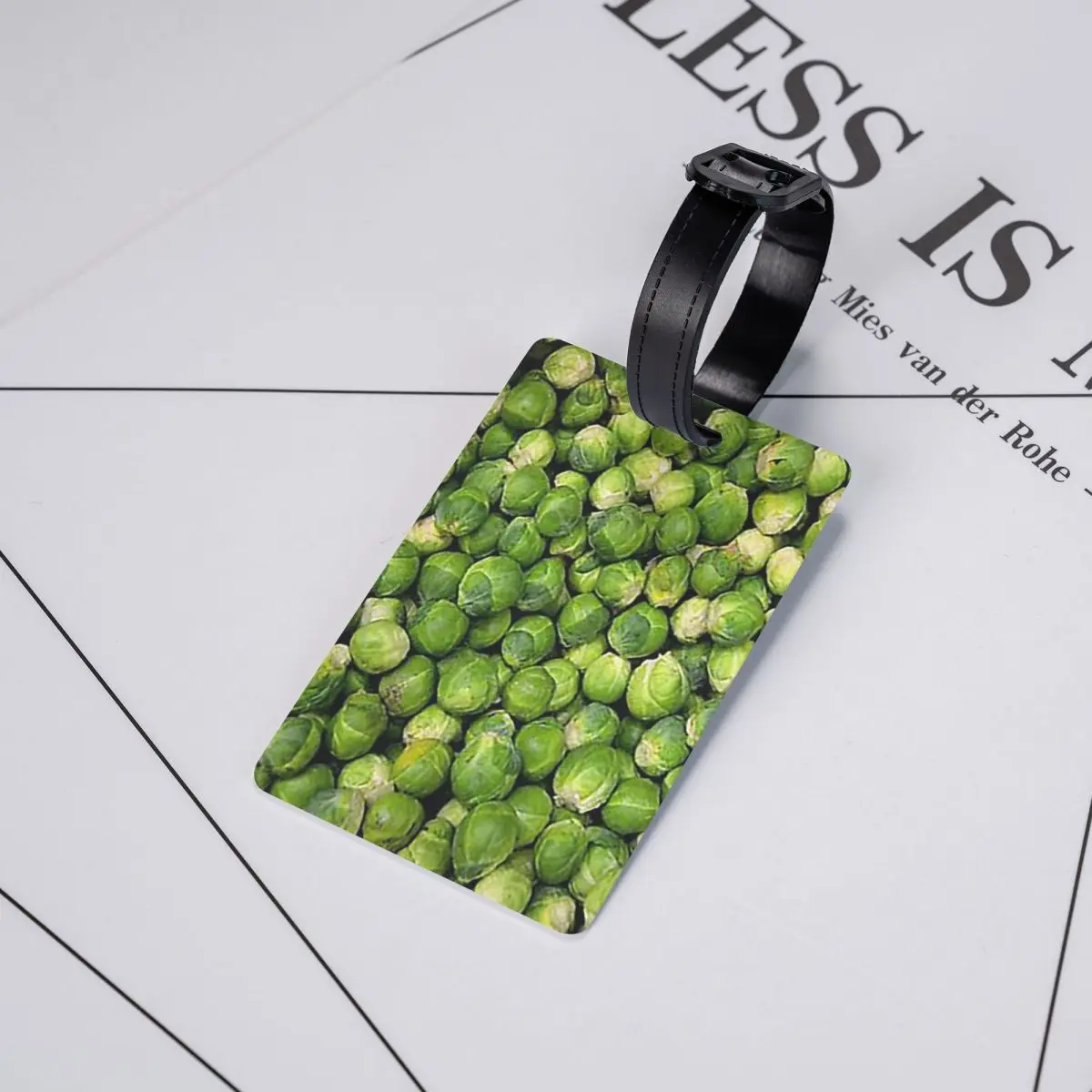 

Brussels Sprouts Novelty Luggage Tags Suitcase Accessories Travel Baggage Boarding Tag Label Holder ID Name Address