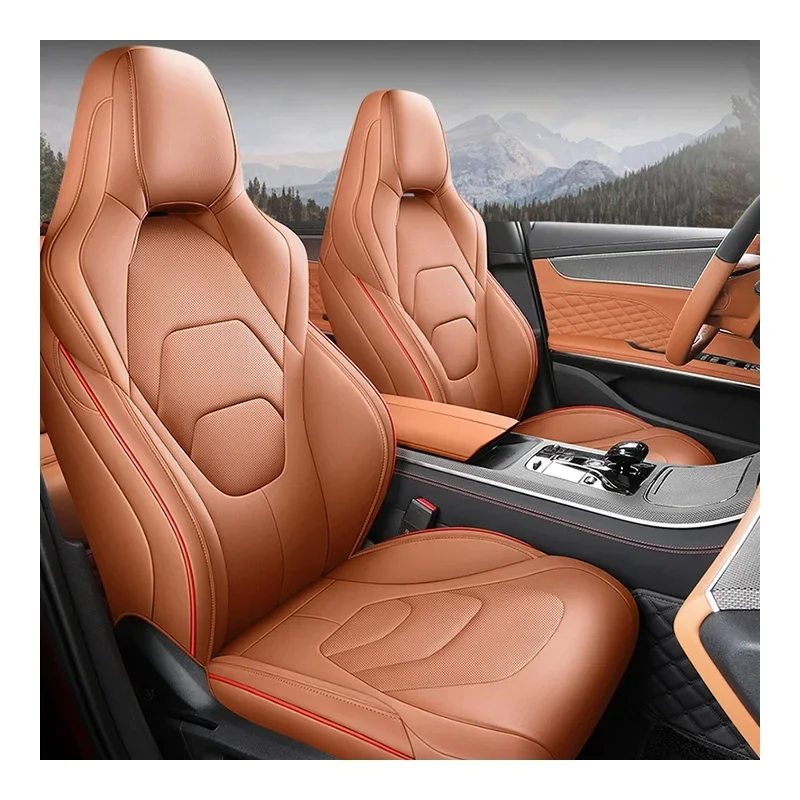 

For 2020-2025 BYD Han EV PHEV Seat Kits Custom Car Covers Full Set Leather Sports Style Front and Rear Cushion