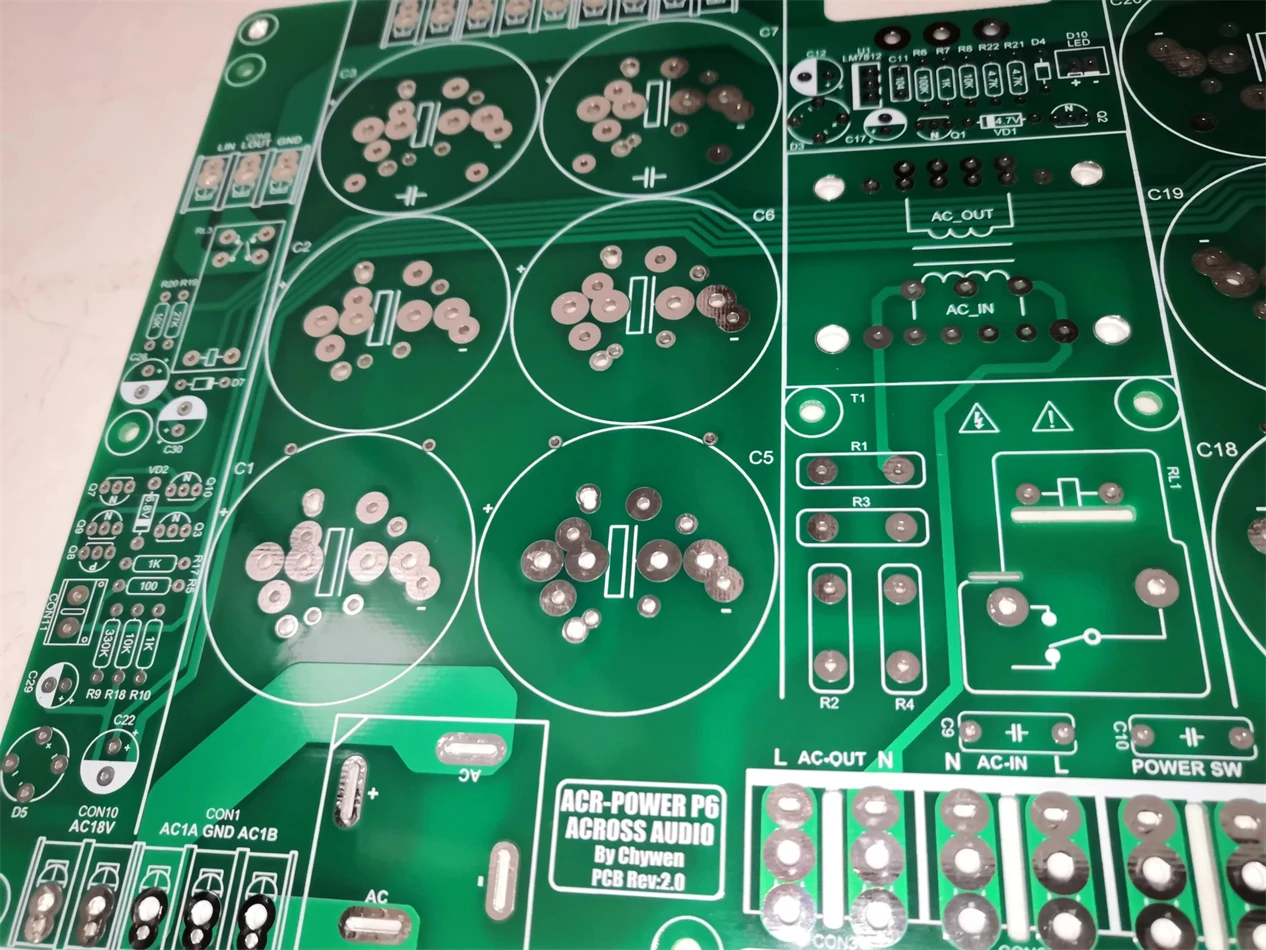 Bryston or General Horn Protection Soft Start Rectifier Filter Power Supply Board, Left and Right Channels Independent