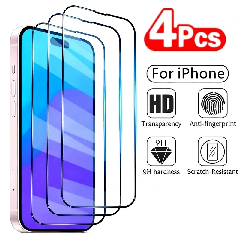 4PCS 9D Black Borde… - image