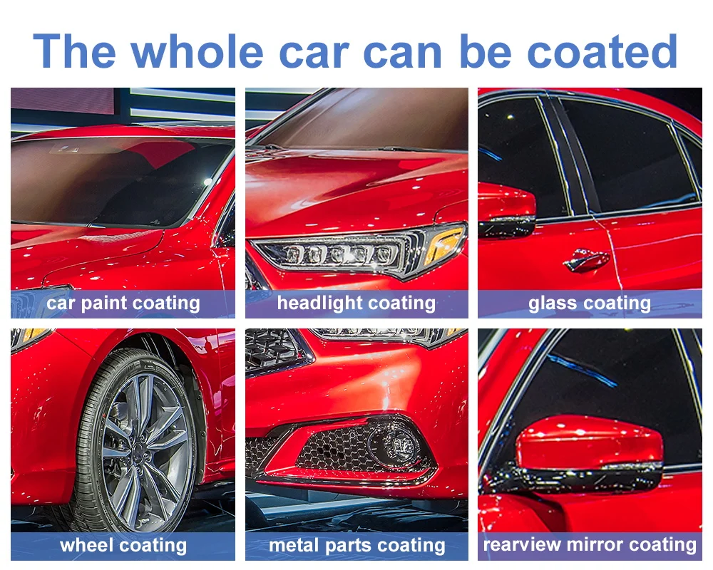 Auto Keramik Nano Beschichtung Flüssigkeit Beschichtung Nano Kristall Hydrophobe Schicht Polieren Farbe Beschichtung Mittel Auto Polnischen Nanos Beschichtungen – Detail 8