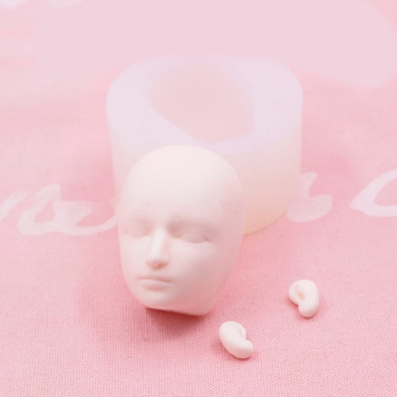 Dolls Face Silicone Mold Fondant Molds DIY Cake Decorating Tools Sugarcrafts Clay Chocolate Gumpaste Molds Baking Tools