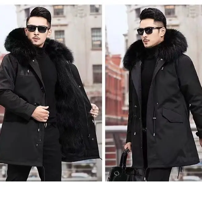 black mid-length