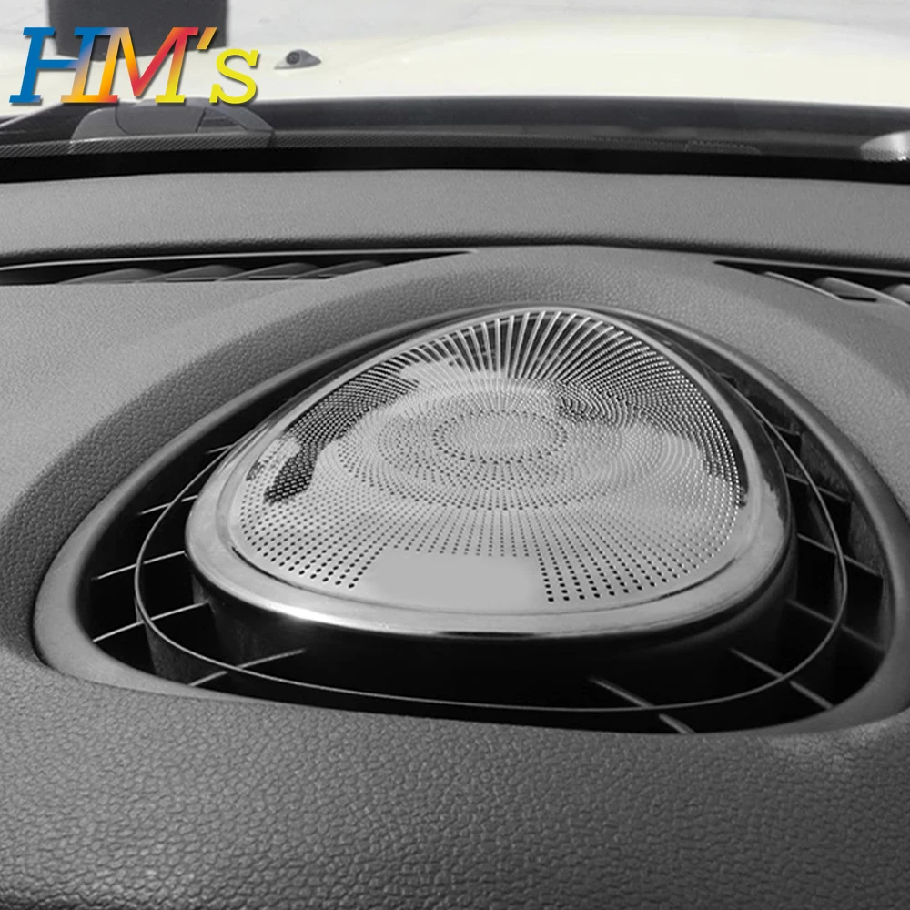 

Car For MINI Cooper S F55 F56 F57 Dashboard Air Outlet Vent Center Cover Stickers Horn Shell Interior Decoration Accessories