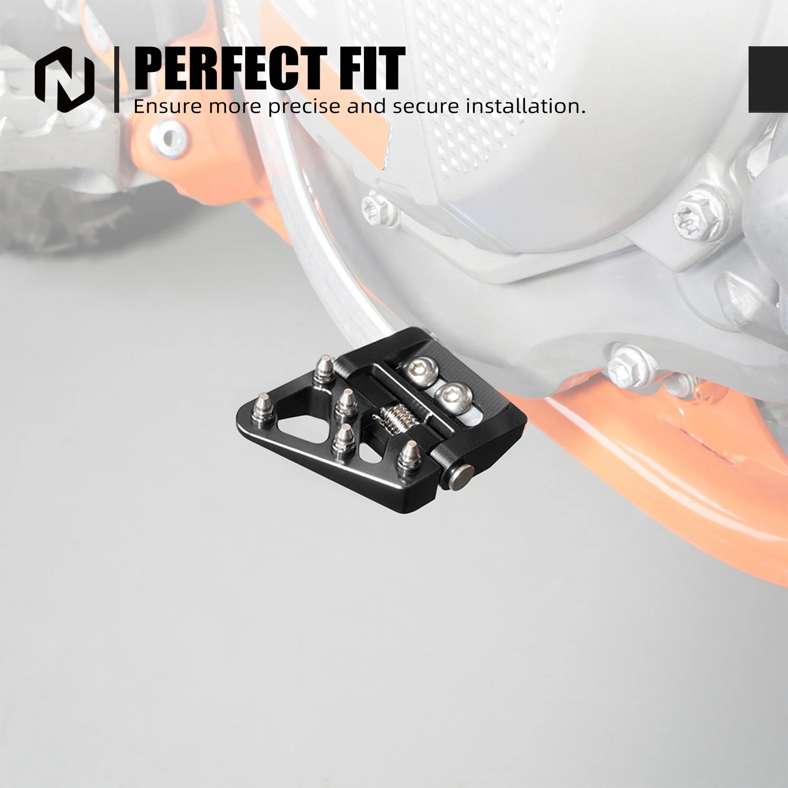 NICECNC Für KTM EXC 300 TPI SX 125 SXF 450 EXCF 350 XCW 500XC 300XCF 250 6D 2017-2024 Für Husqvarna Hinten Bremspedal Schritt Tipps – Detail 10
