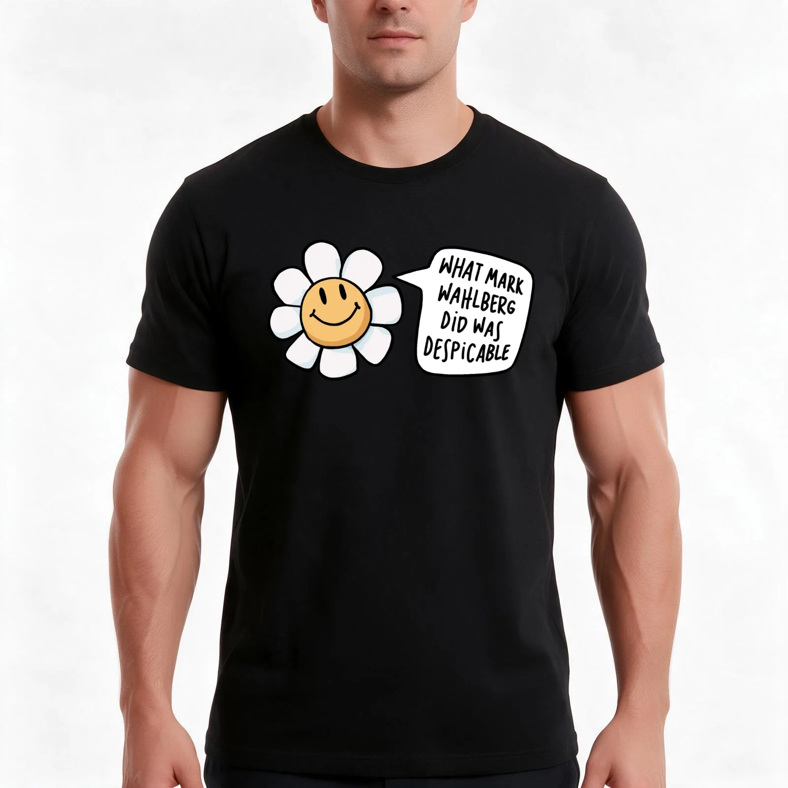 Count your days Marky Mark T-Shirt Summer Casual Cotton Tee Oversized Streetwear Tops Vintage Graphic Print 100% Cotton