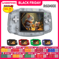 ANBERNIC RG 34XX Retro Handheld Game Console 3.4” HD IPS 720*480 Screen Linux 64bit Wifi Bluetooth RG34XX Video Gaming Consoles