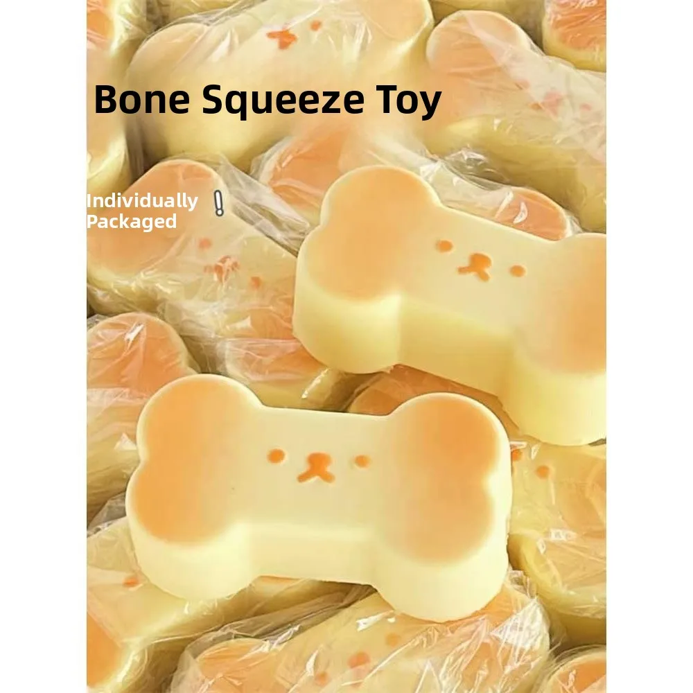 Squishy Creative Girl Stress Relief Toy Wet Soft Finger Licking Slow Rebound Small Bone Toy BEAUTISKY Brand for Ages -14