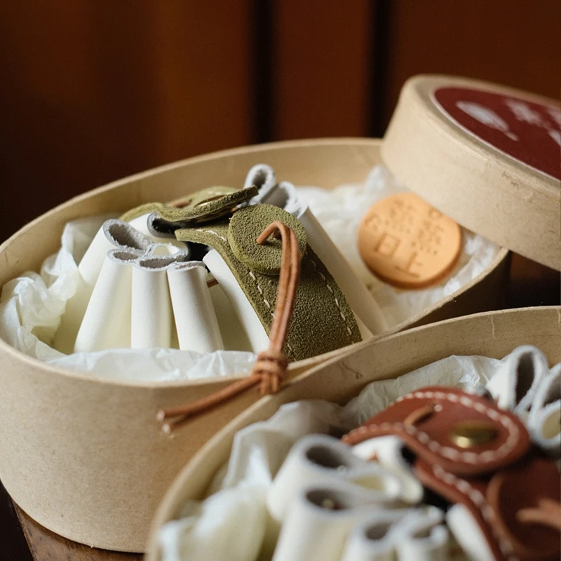 Rising Prosperity Xiao Long Bao Style Coin Purse, Handmade Gift, New Year Souvenir, Vintage Exquisite Gift