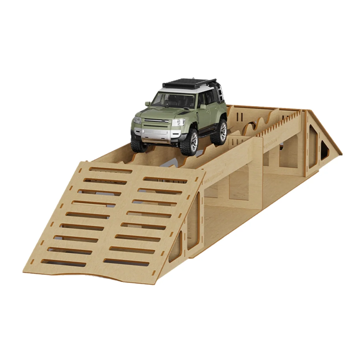 A17I Houten Simulatie Off-Road Obstakels voor 1/16 1/18 1/24 RC Crawler Model Auto Volwassen Kinderspeelgoed Montage Prop -PP03