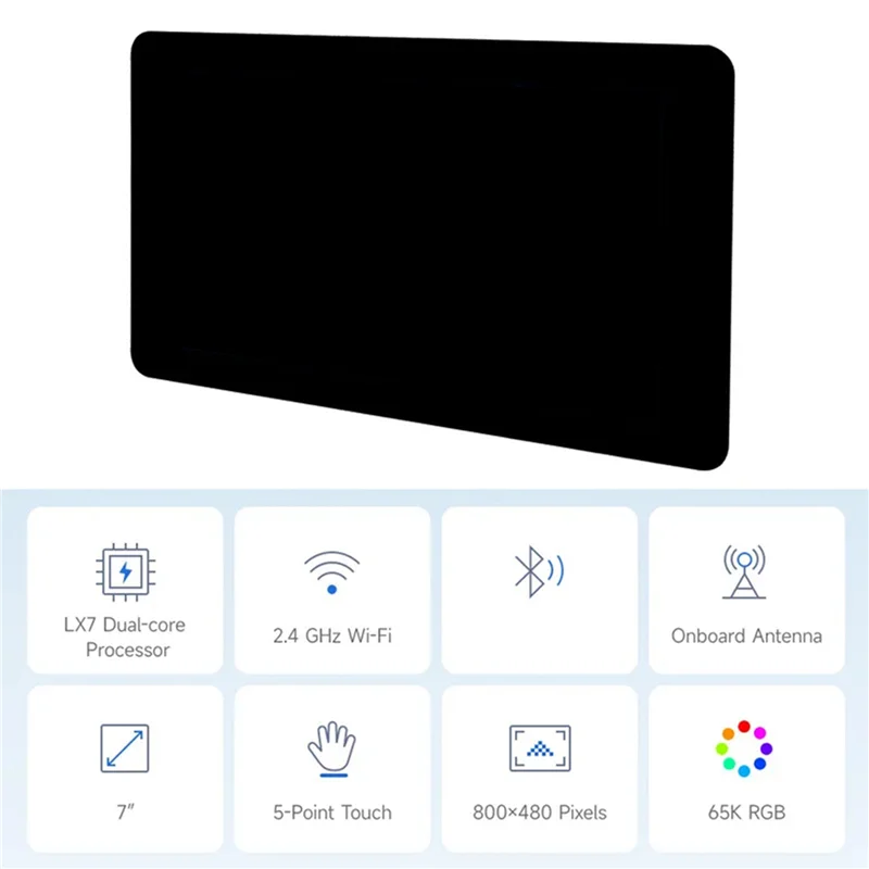 Superior-3X ESP32-S3 7-дюймовая макетная плата с сенсорным дисплеем 800X480 Wi-Fi Bluetooth 5 для GUI LVGL HMI ESP32