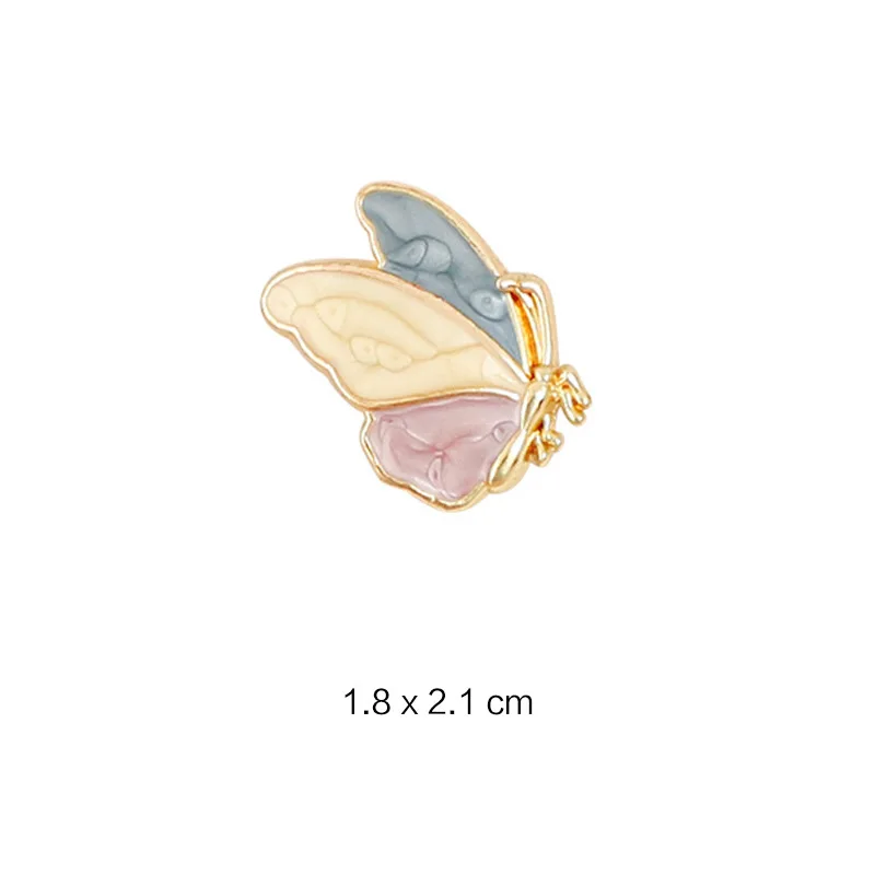 New butterfly wing brooch anti glare fashionable retro design sense high-end temperament chest badge couple sweater chest flower