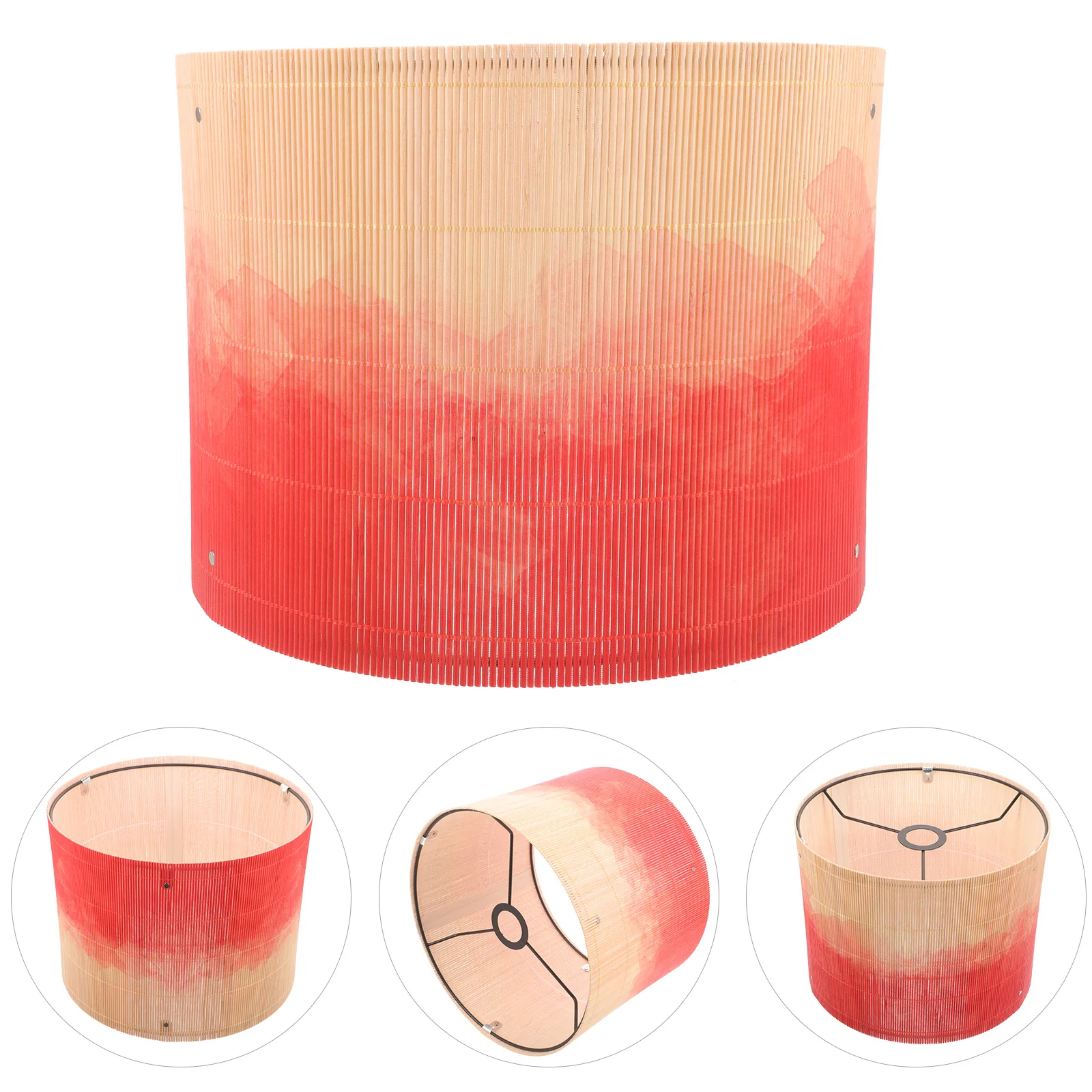 

Bamboo Lampshade Replacement Wicker Ceiling Light Cover Lampshades Homemade Large Modern Pendant Asian