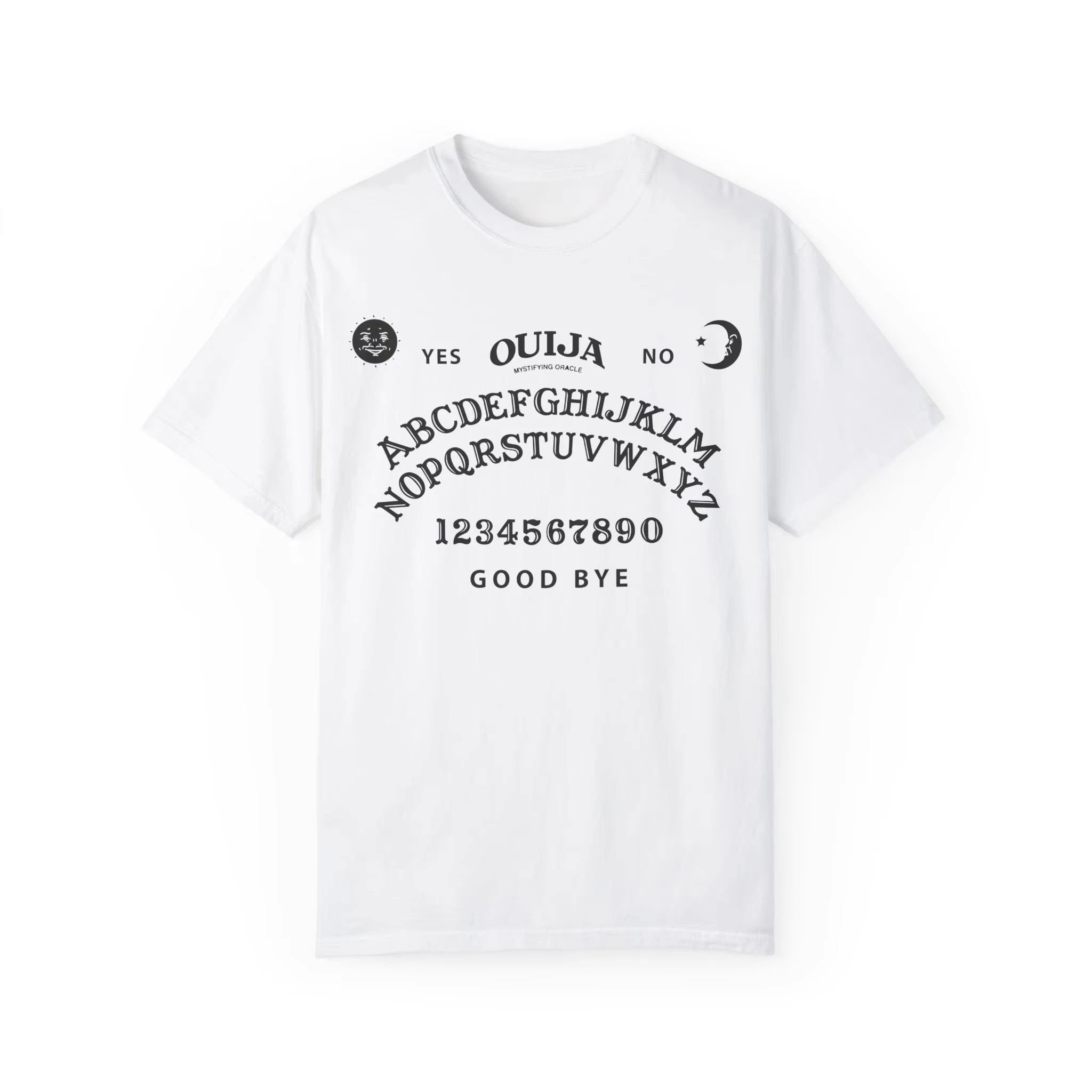 2026 Ouija Board Trendy Art Style Summer Casual T-Shirt Men's and Women's Luxury Brand
