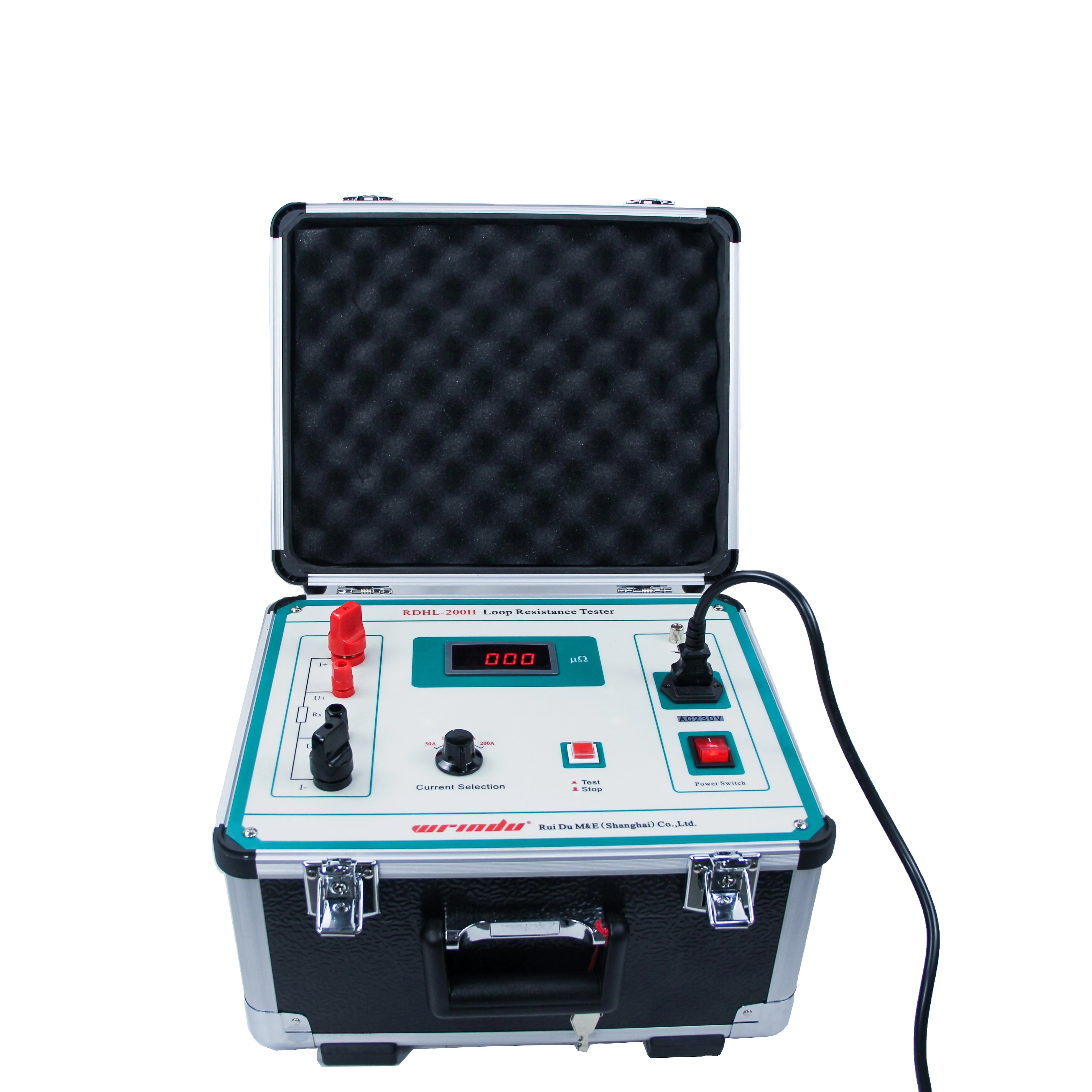 100A Digital Contact Resistance Meter Price Portable Circuit Breaker Loop Resistance toot