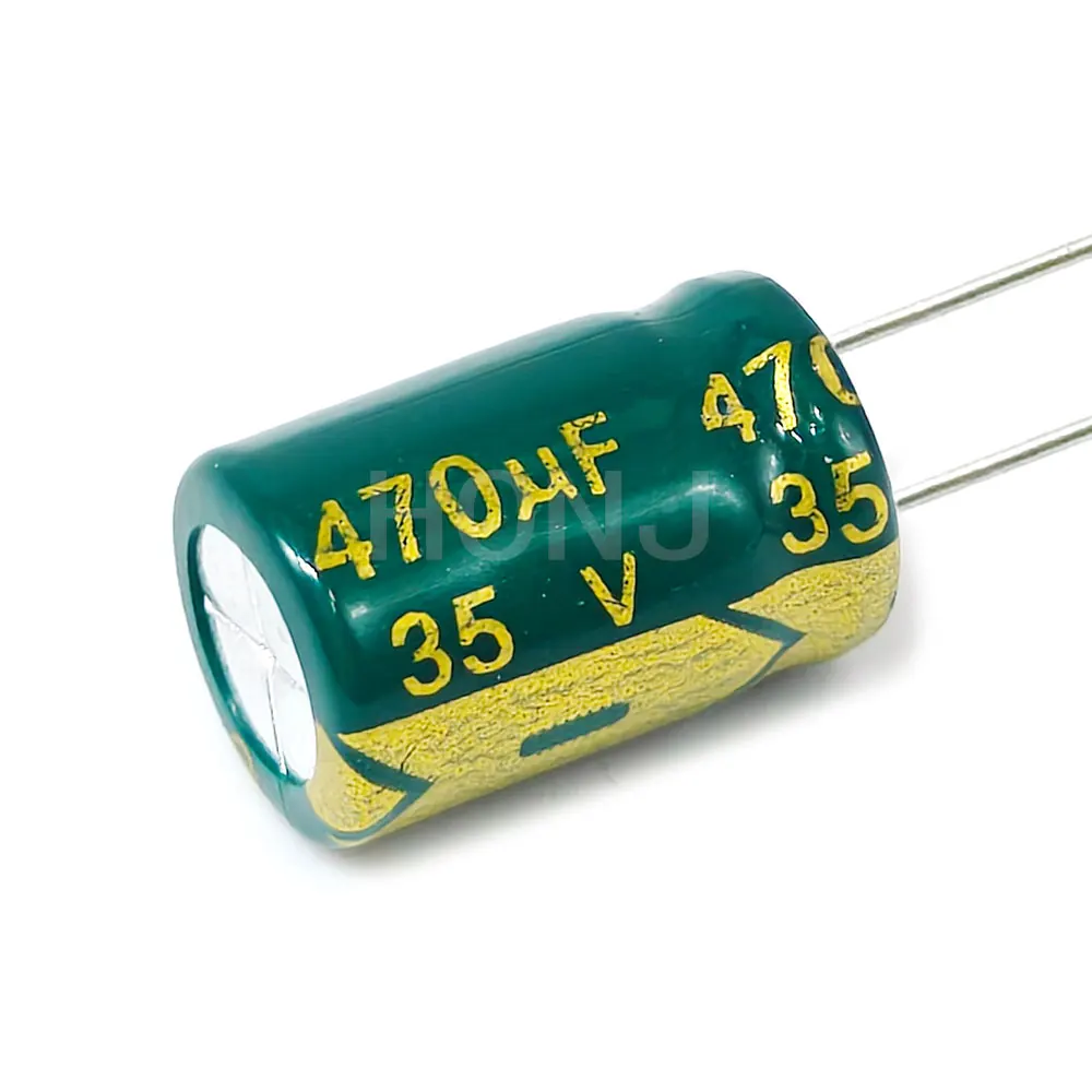 20PCS 35V470uf 8x12mm Aluminum Electrolytic Capacitor 470uf35v 470uf 35V 470mf 35vdc 470MFD 35v470mf 470mf35v ±20%