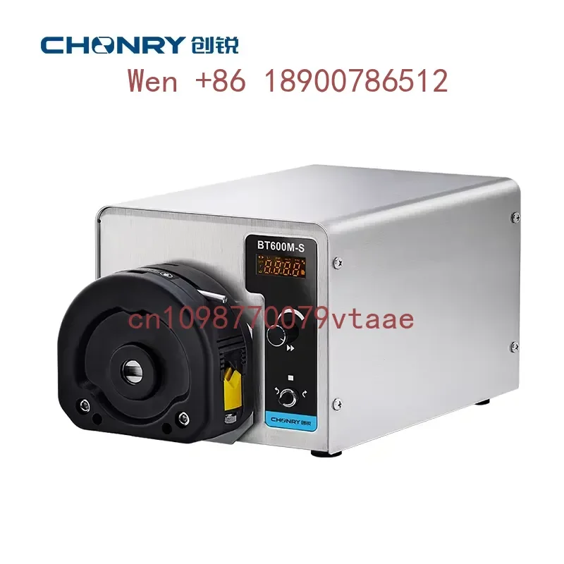CHONRY BT600M-S Stainless Steel Chemical Peristaltic Pump High Speed Liquid Transfer Manufacturers