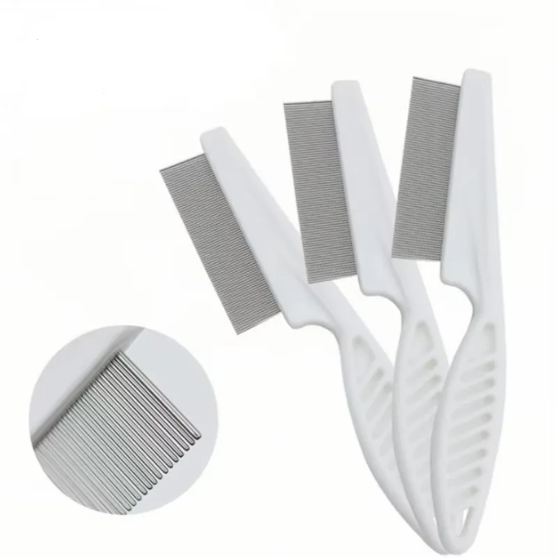 

10pcs Self Cleaning Pet Grooming Comb for Dogs & Cats Tangle Removal & Shedding Control Stainless Steel Comb
